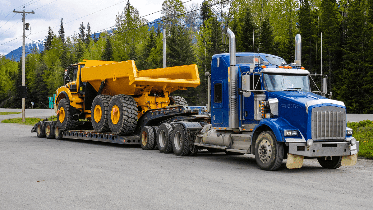 heavy equipment towing